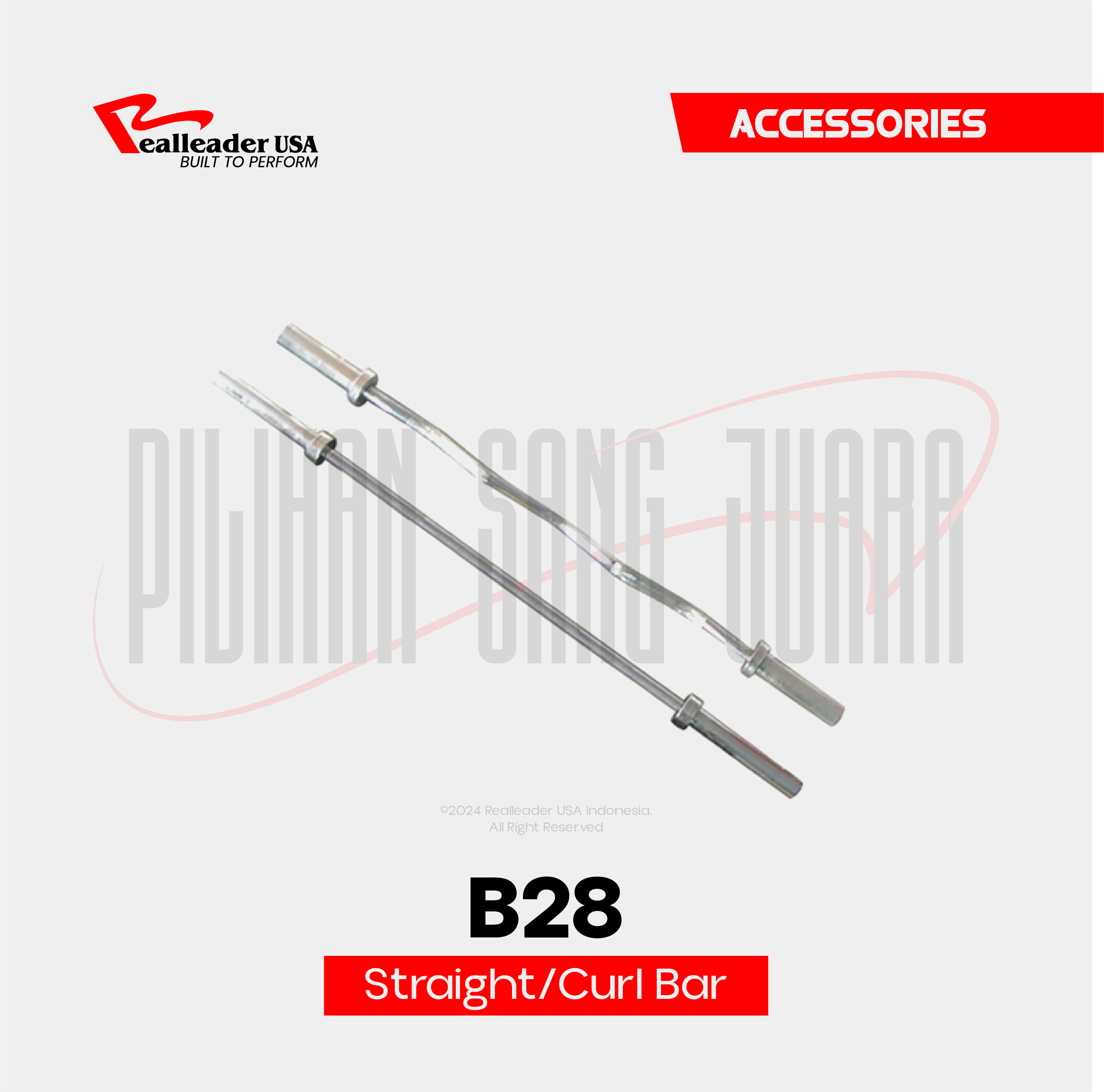 B28 Straight/Curl Bar