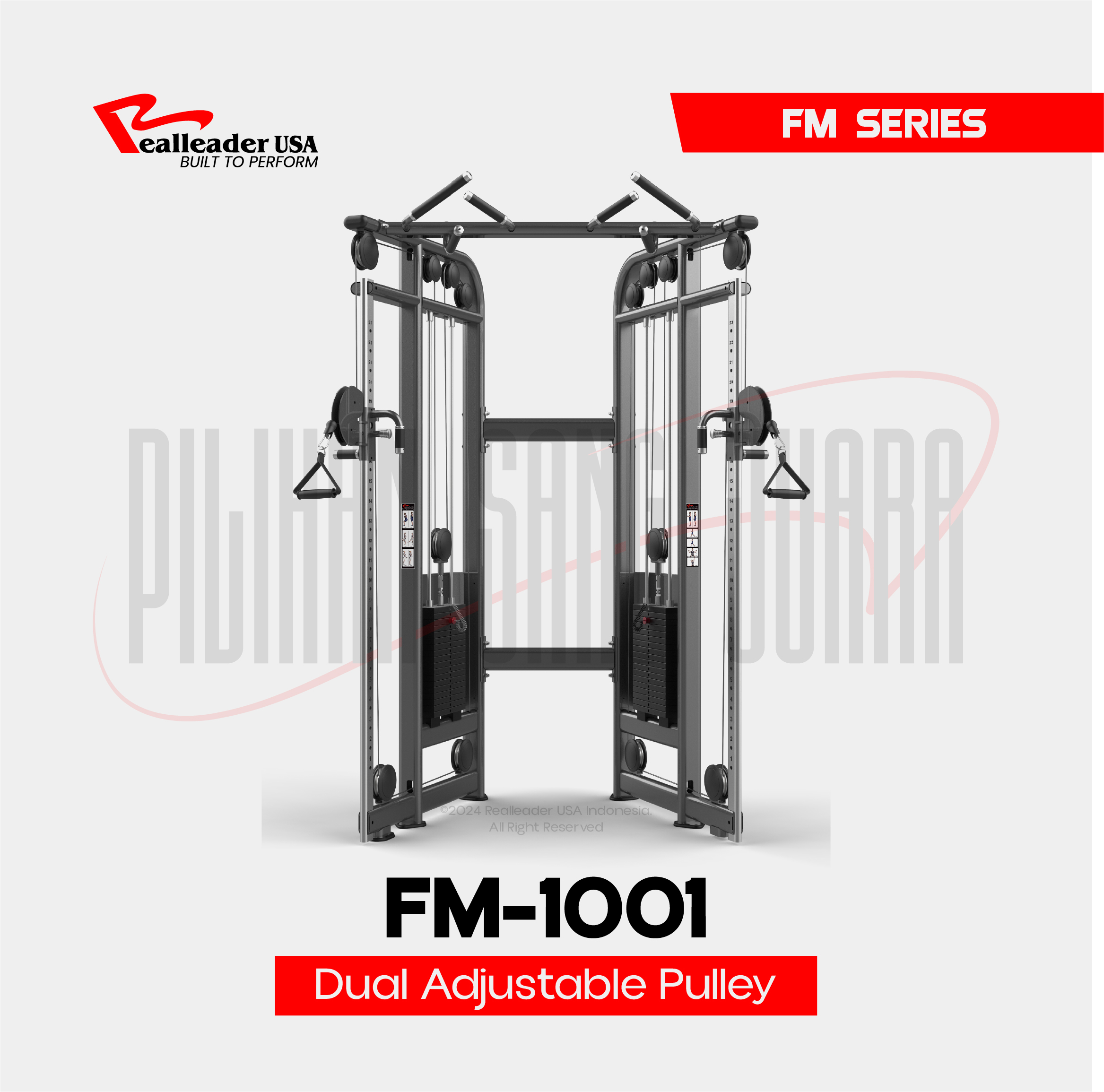 FM-1001 Dual Adjustable Pulley