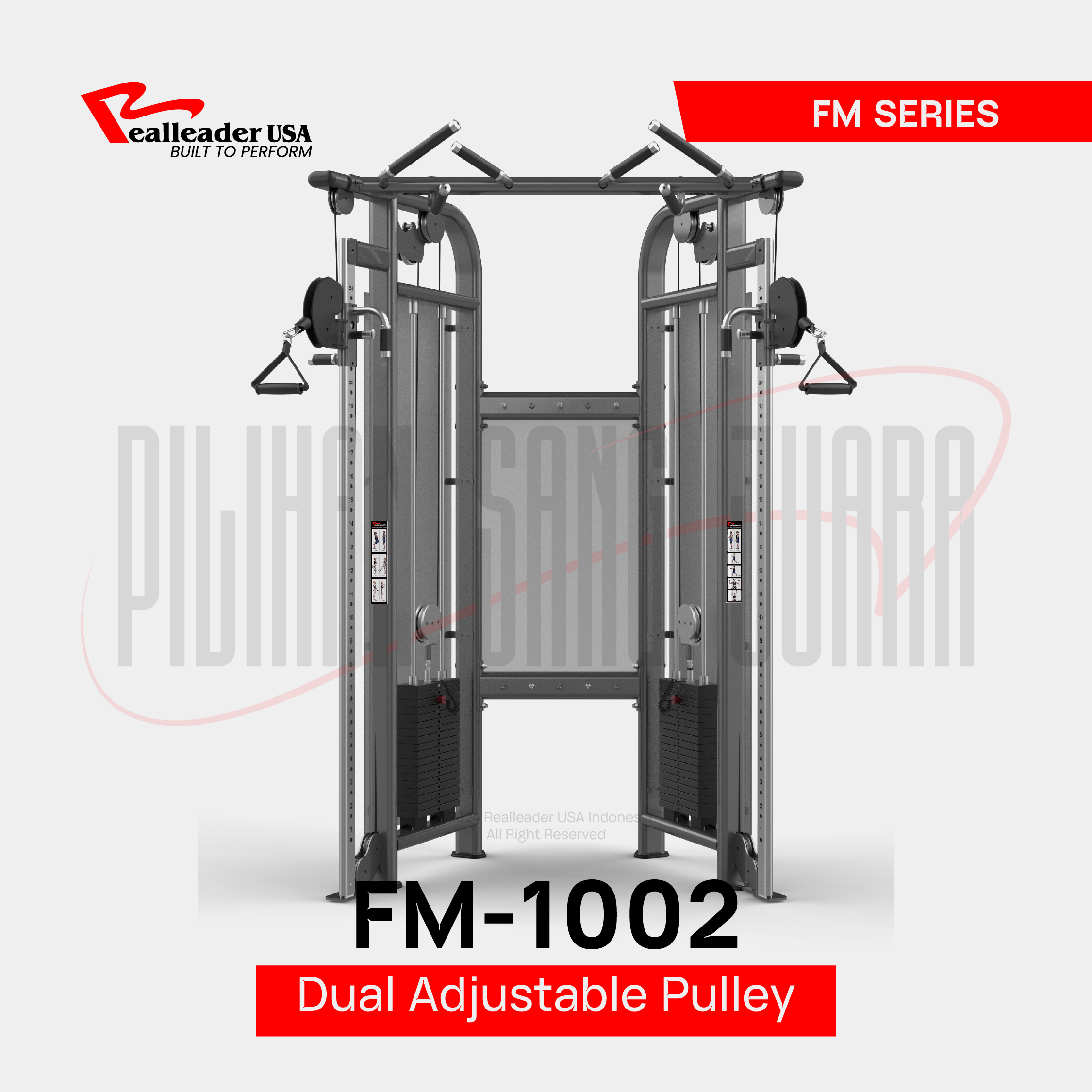 FM-1002 Dual Adjustable Pulley