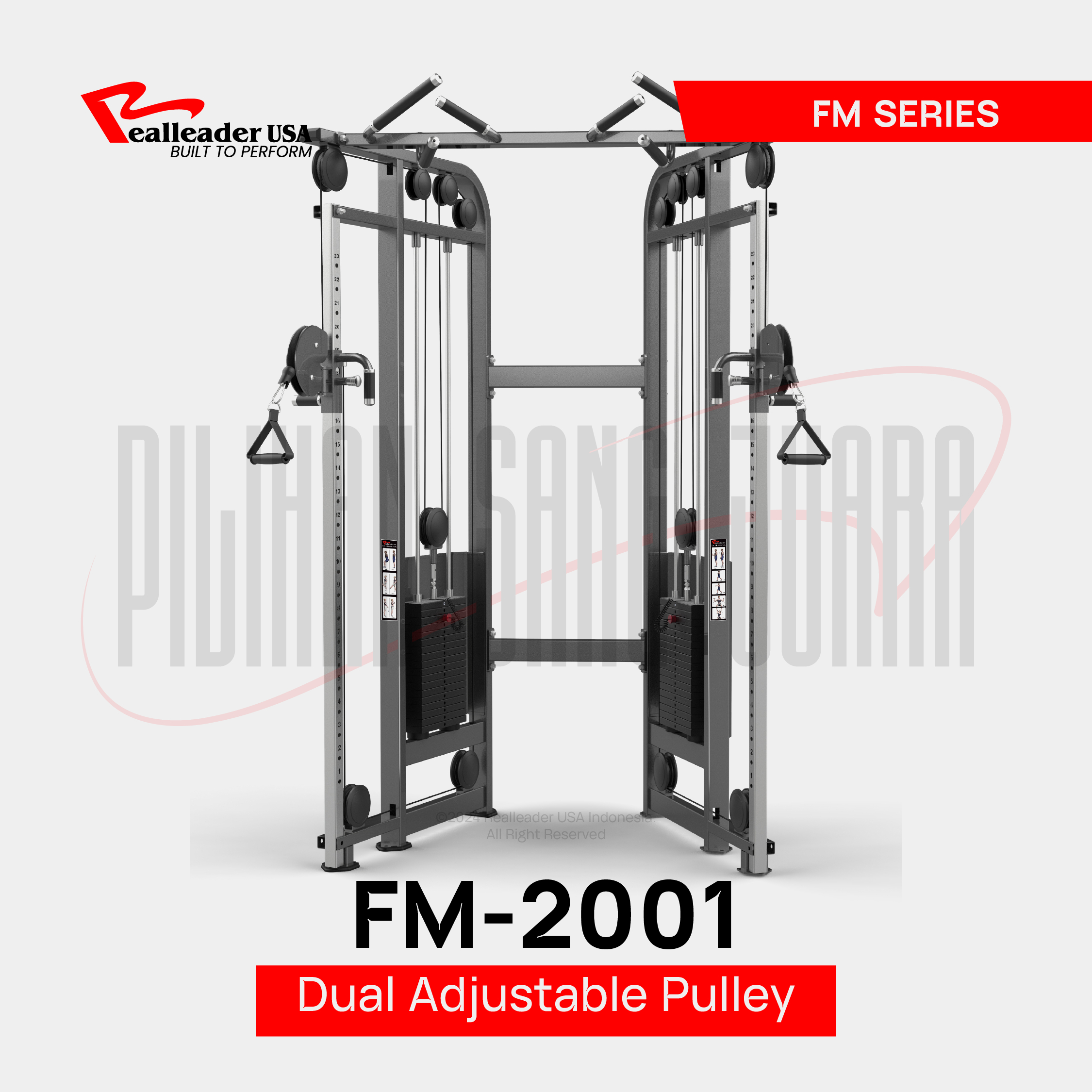 FM-2001 Dual Adjustable Pulley
