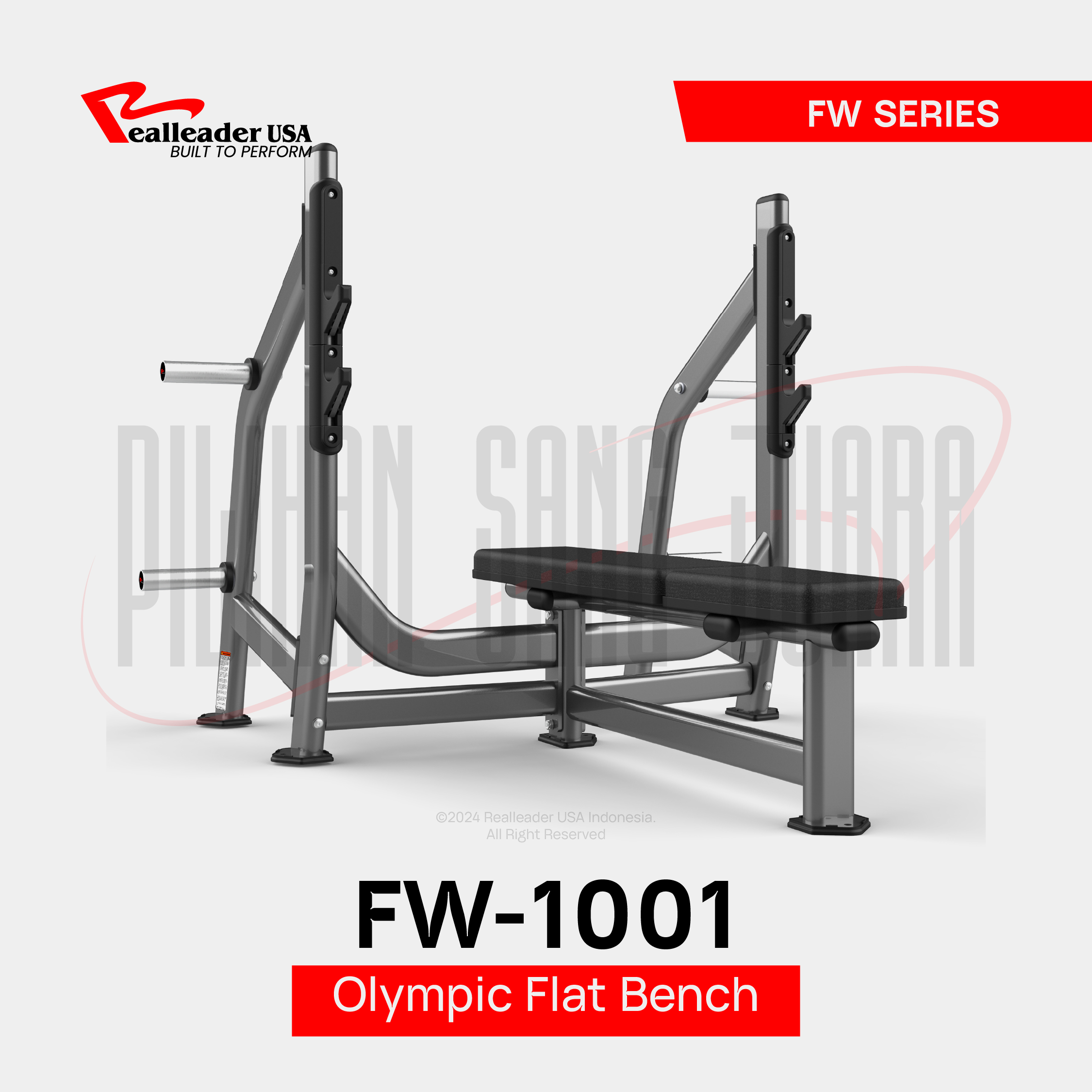 FW-1001 Olympic Flat Bench