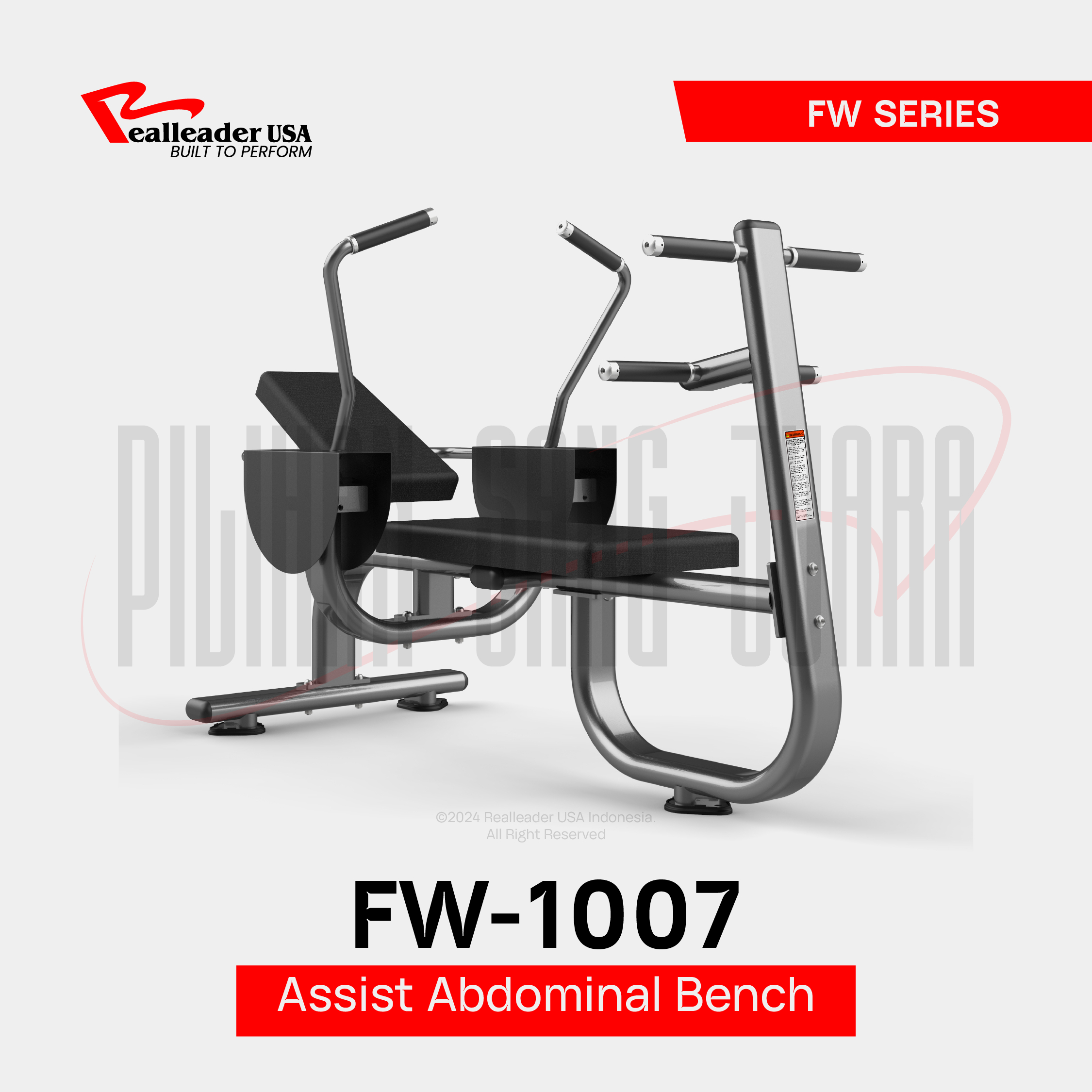 FW-1007 Assist Abdominal Bench