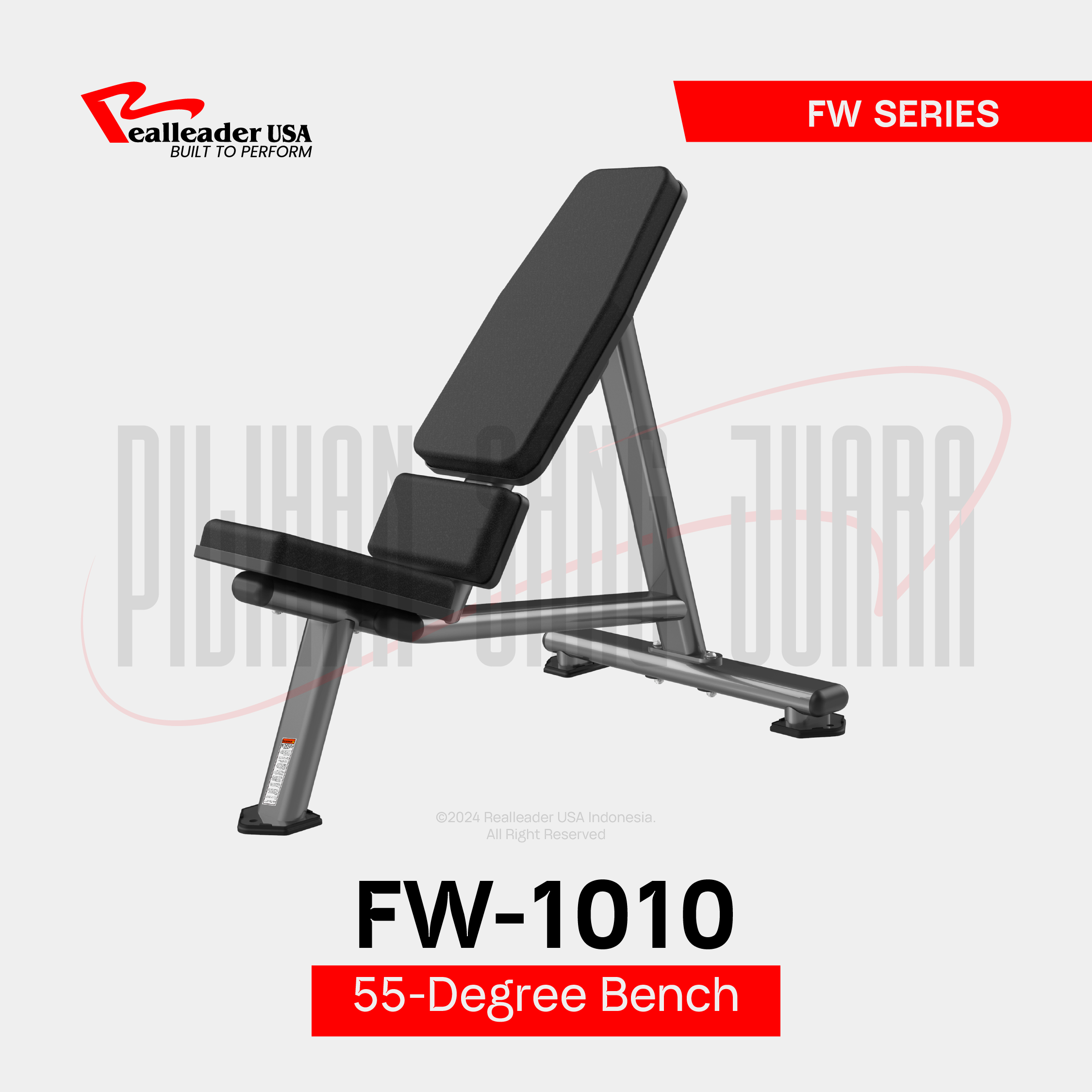 FW-1010 55-Degree Bench