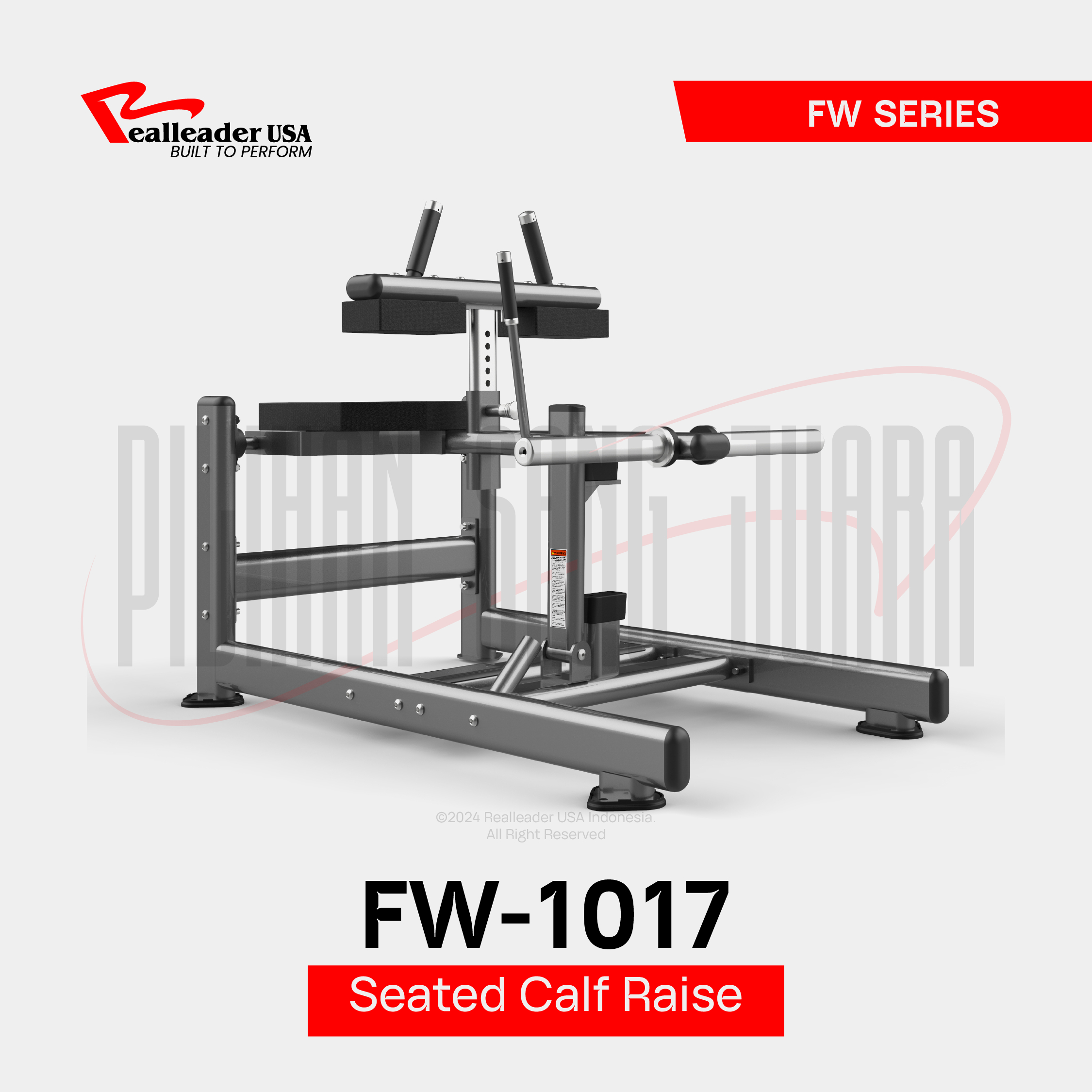 FW-1017 Seated Calf raise