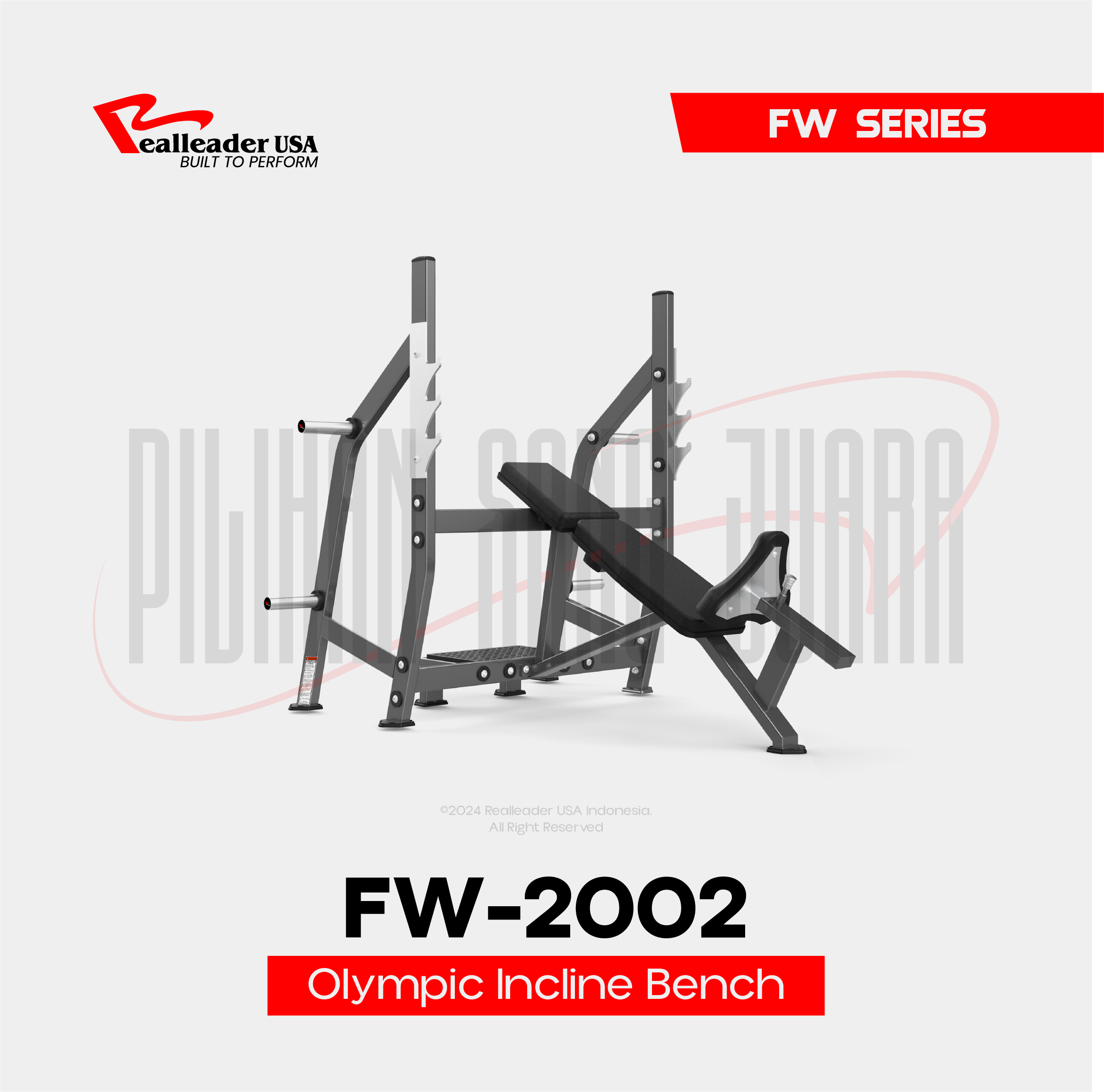 FW-2002 Olympic Incline Bench
