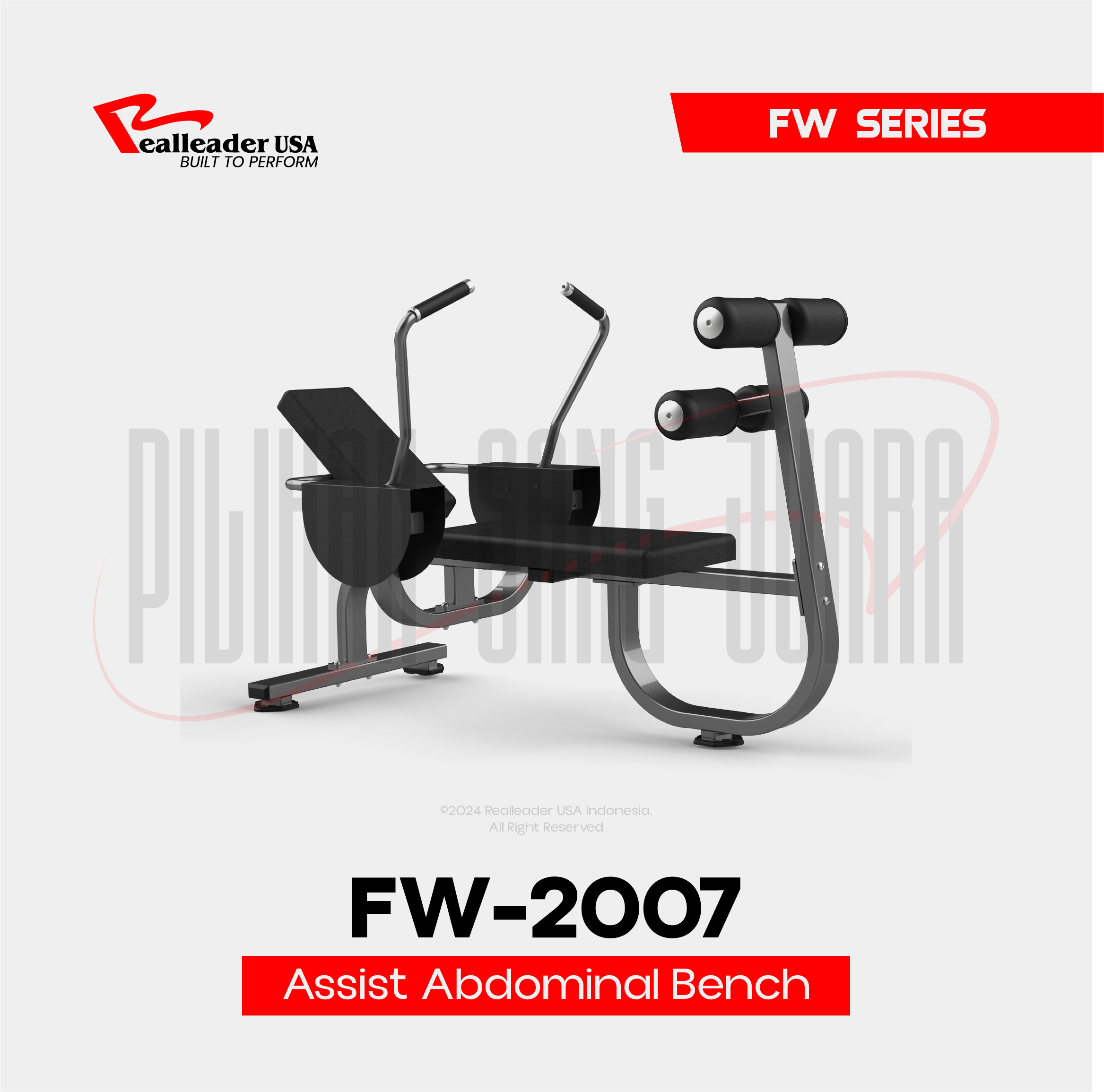 FW-2007 Assist Abdominal Bench