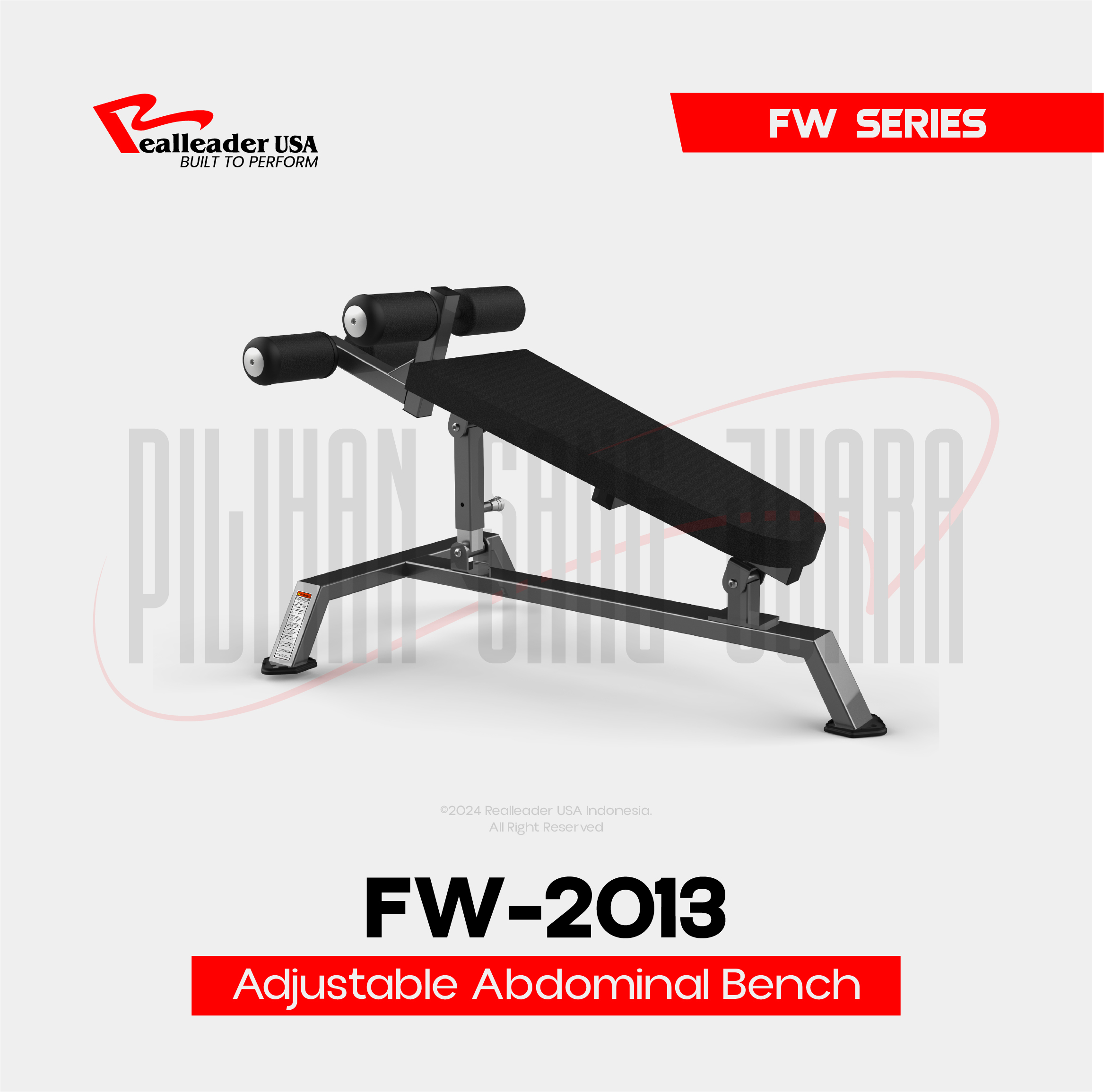 FW-2013 Adjustable Abdominal Bench