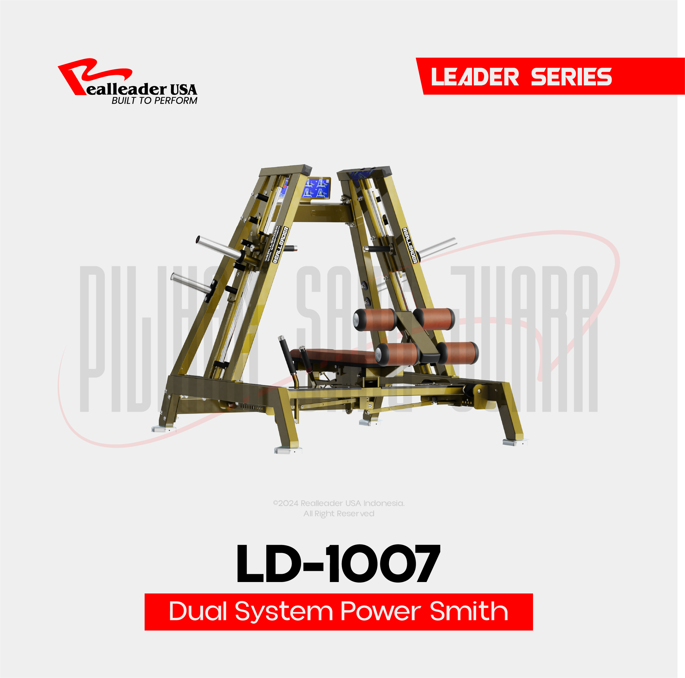 LD-1007 Dual Bench Smith Machine