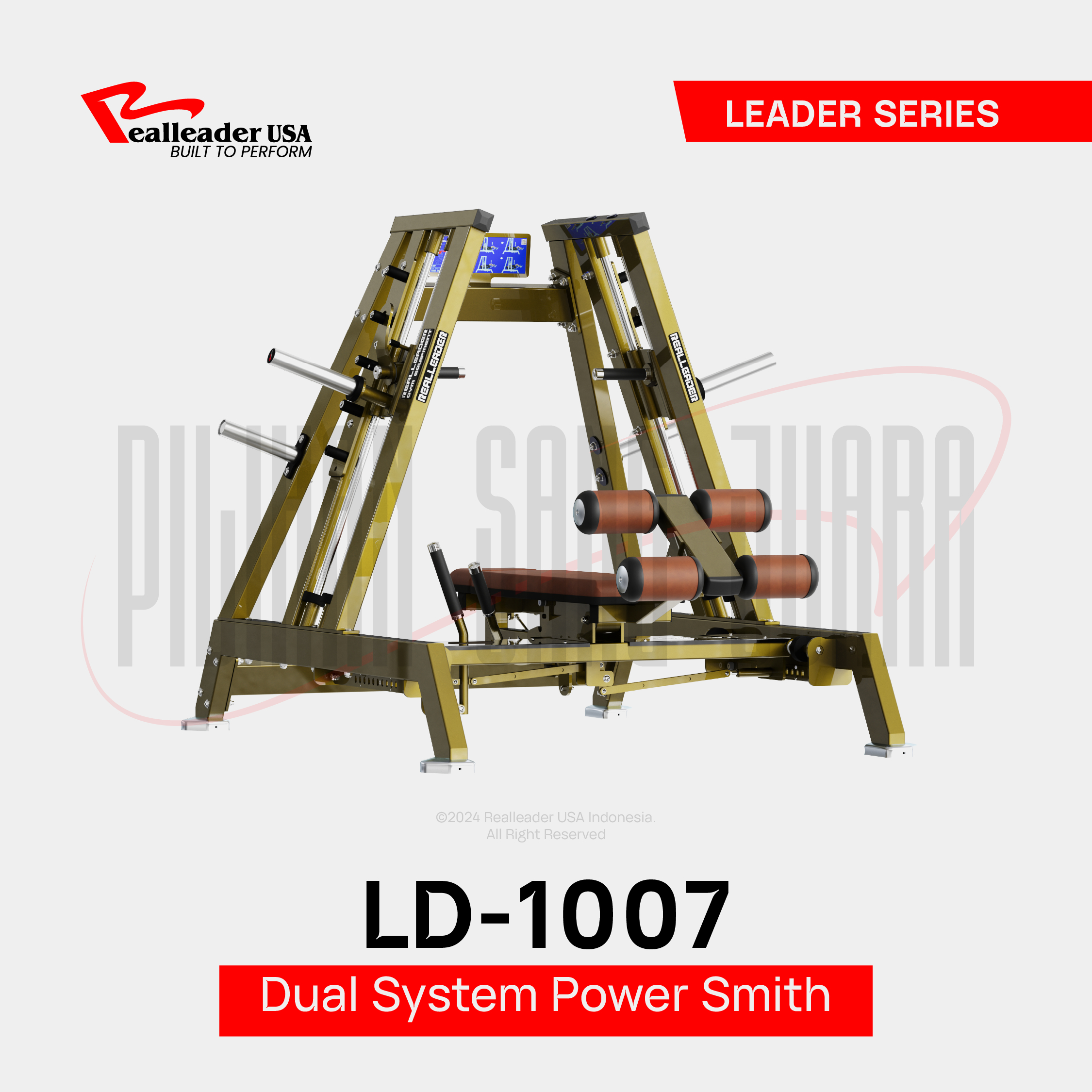 LD-1007 Dual Bench Smith Machine