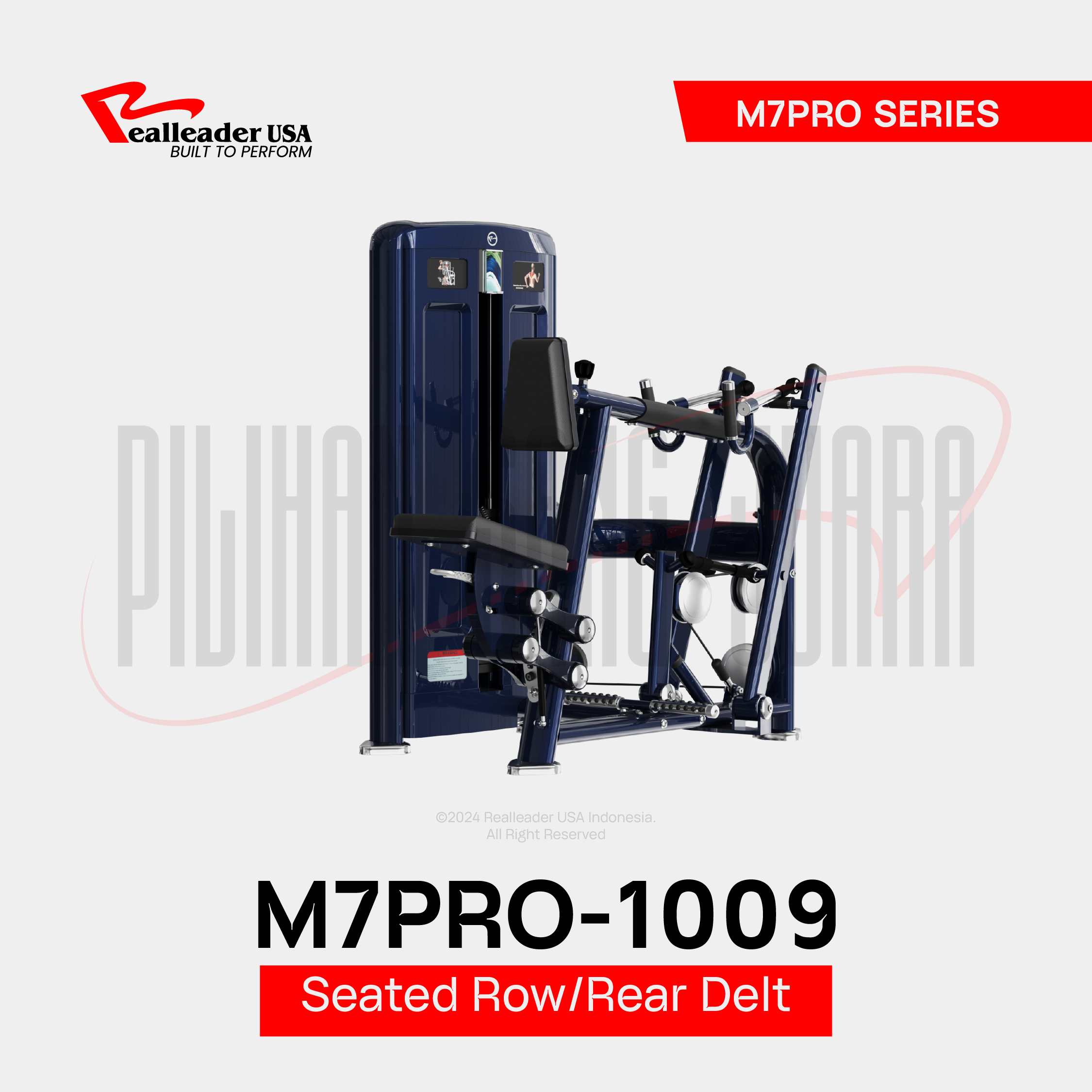M7PRO-1009 Seated Row/Rear Delt