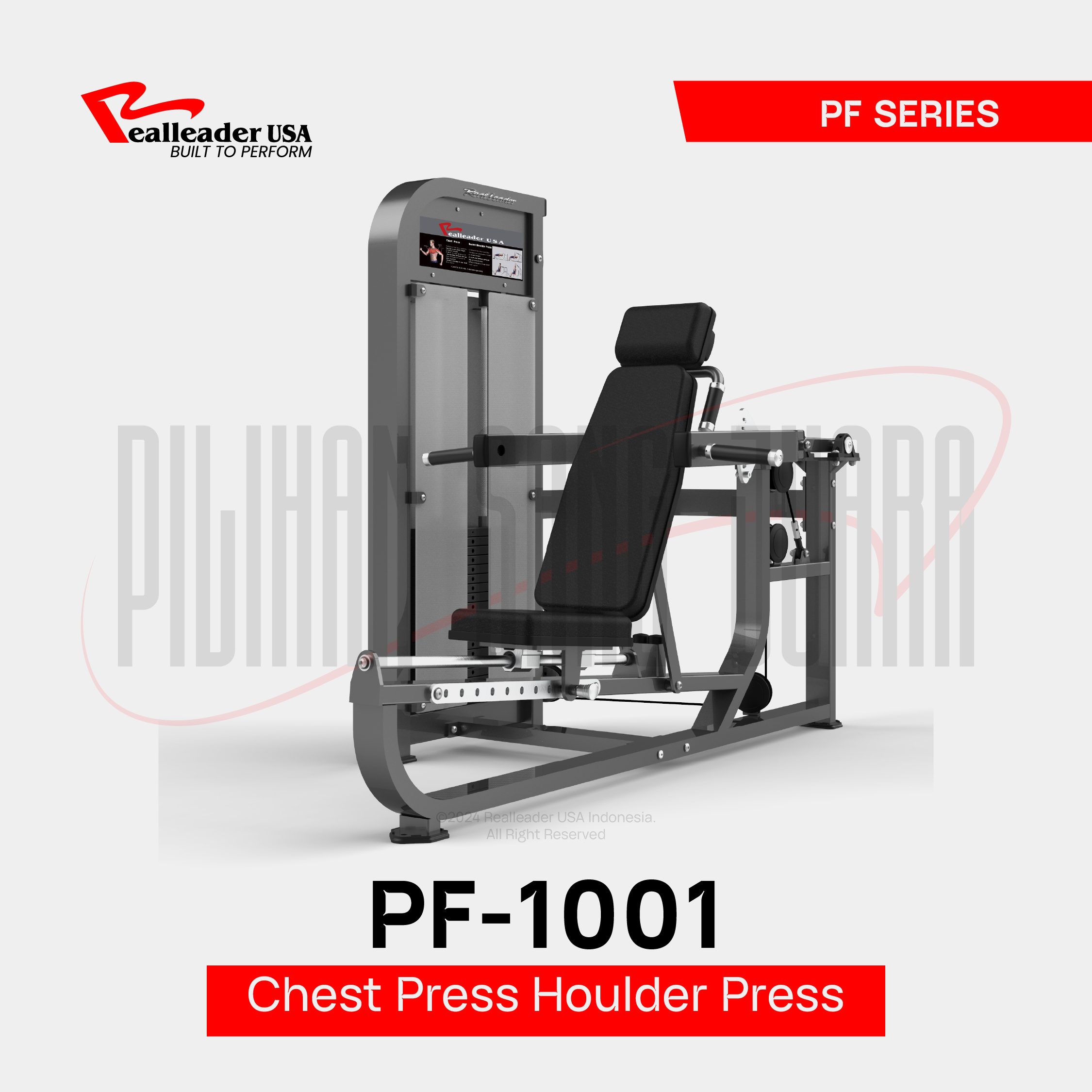 PF-1001 Chest Press/Shoulder Press