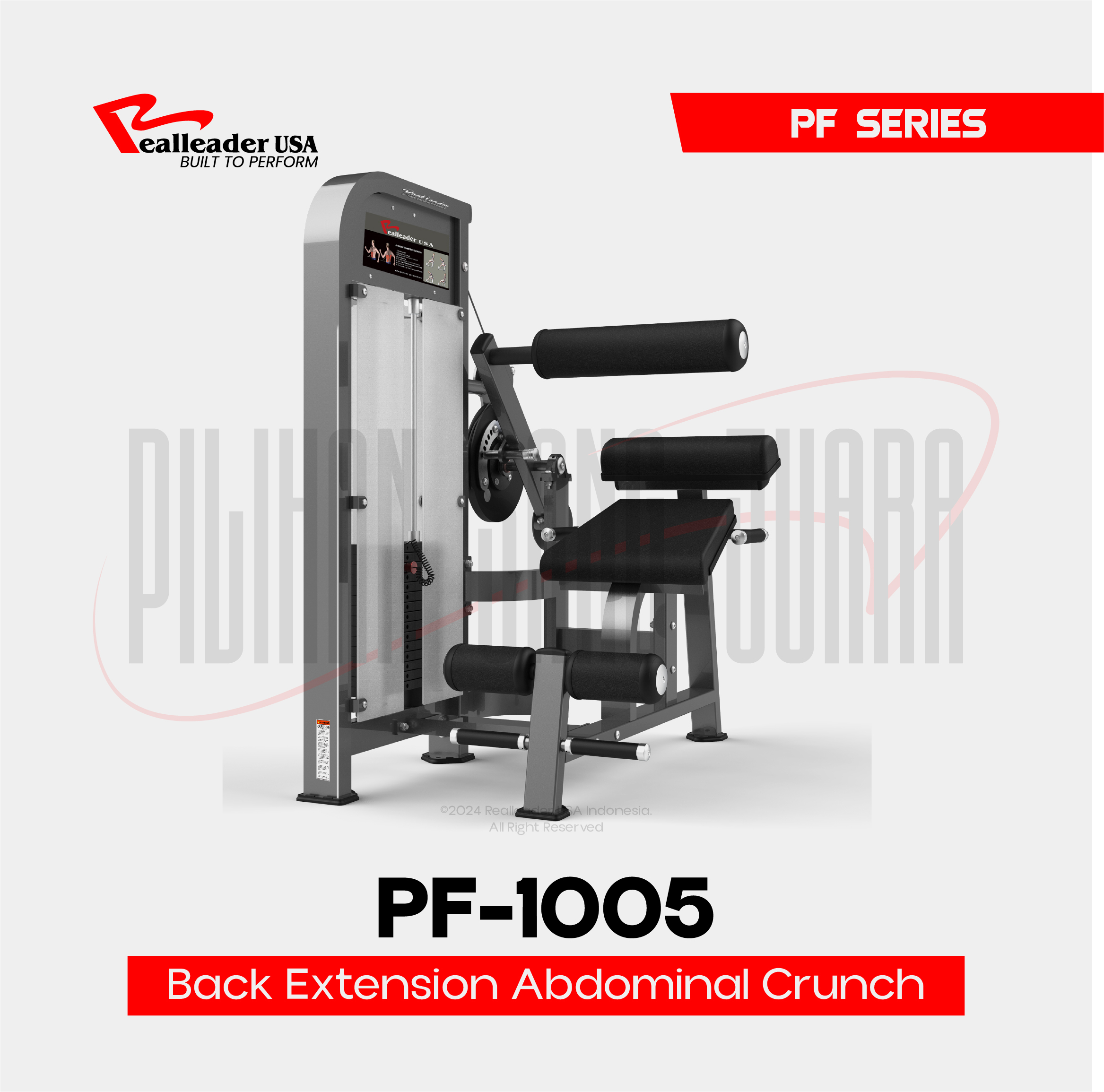 PF-1005 Back Extension / Ab Crunch