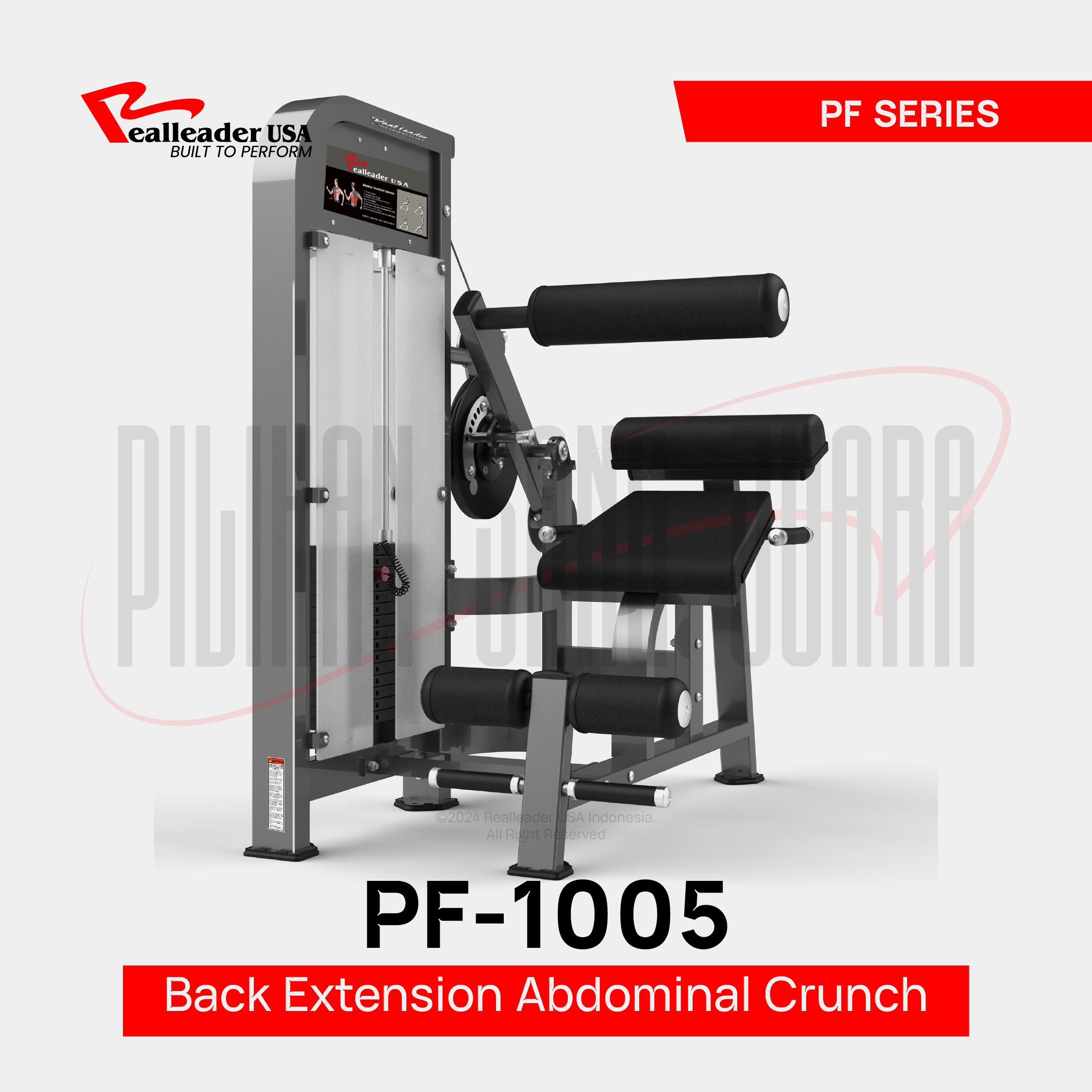 PF-1005 Back Extension / Ab Crunch