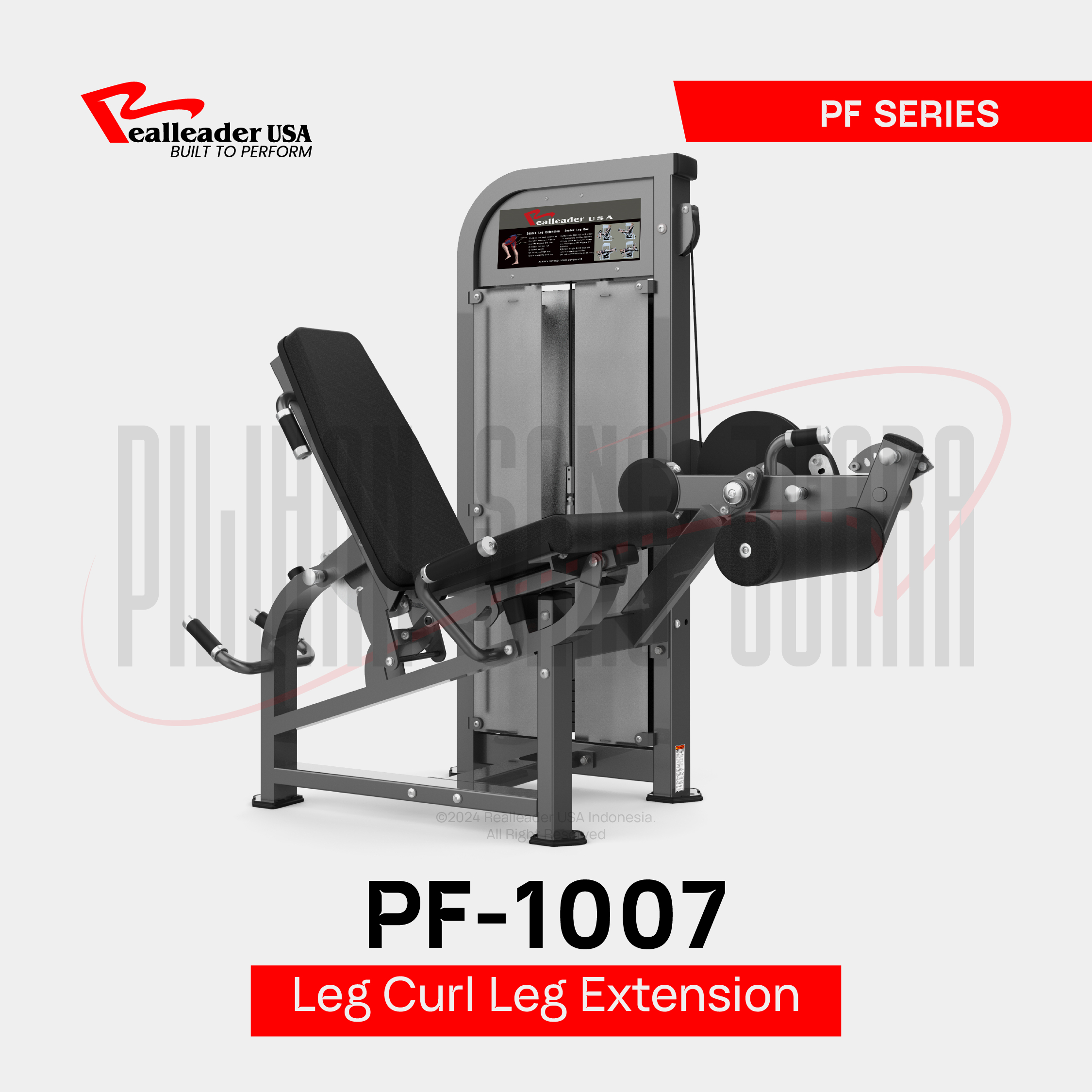 PF-1007 Prone Leg Curl/Leg Extension
