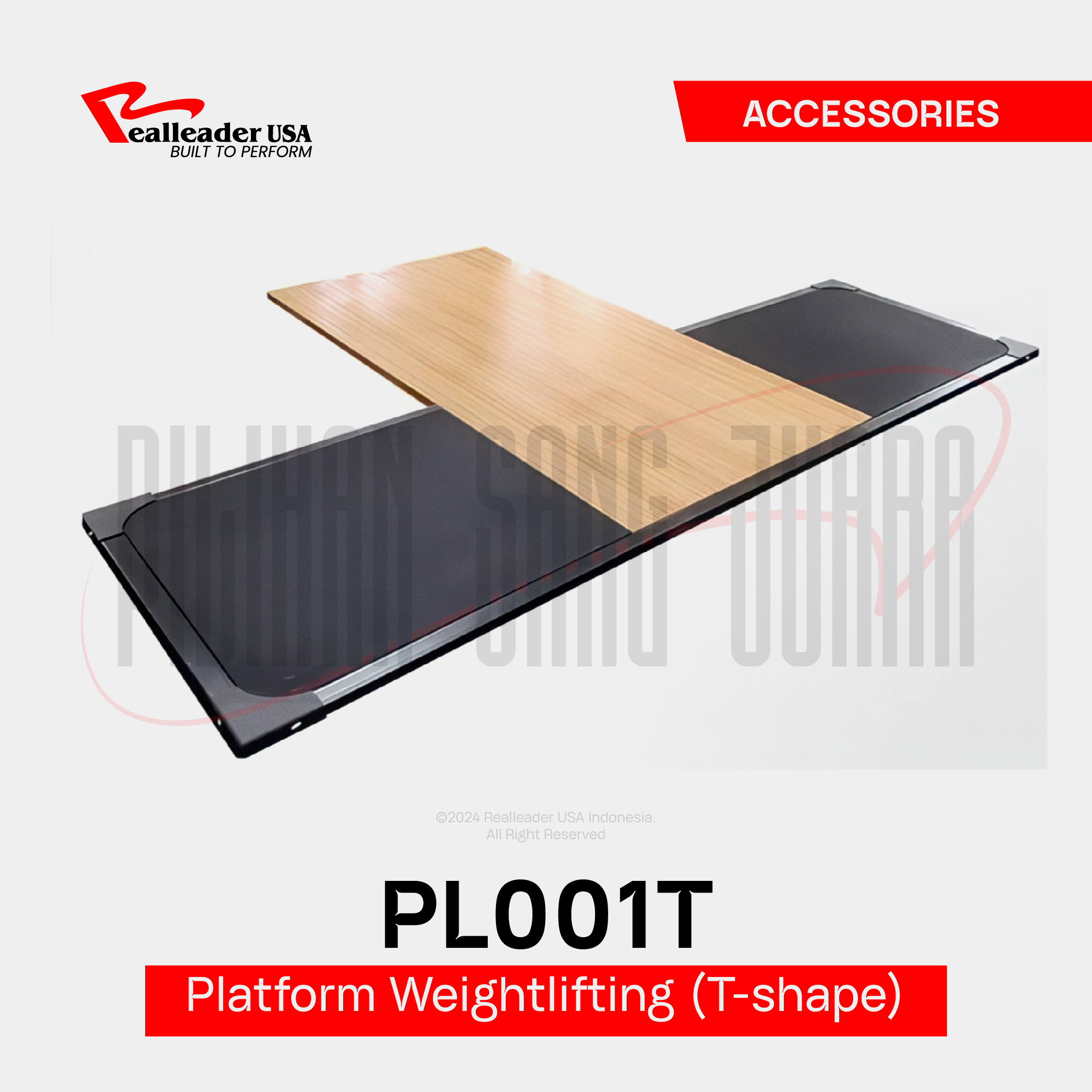 PL002 Weightlifting Platform Tipe T